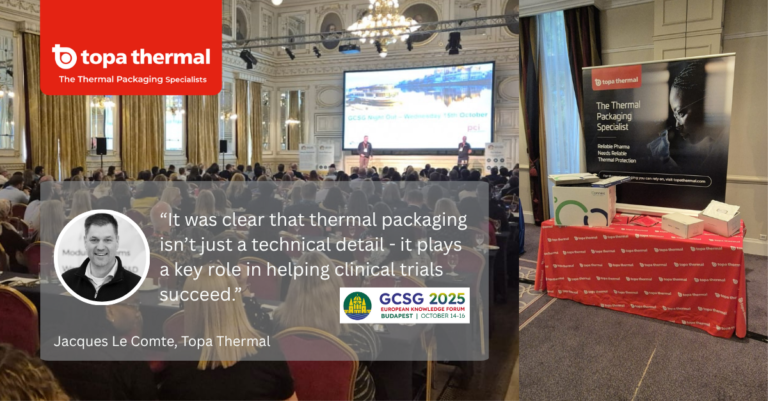 People watching the GCSG conference and Topa Thermal packaging presentation